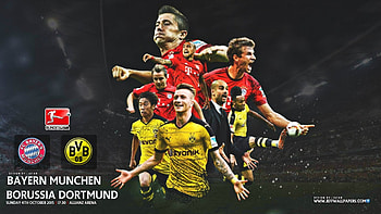 BAYERN MUNCHEN - BORUSSIA DORTMUND, DORTMUND, BAYERN, marco reus, BAYERN MUNCHEN , budesliga, BAYERN MUNCHEN, robert lewandowski, BORUSSIA DORTMUND , allianz arena, BORUSSIA DORTMUND HD wallpaper