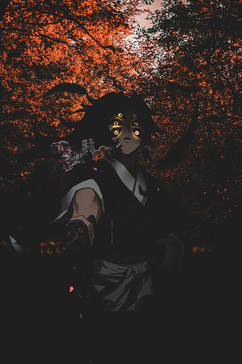 Kokushibo, people_in_nature, art, slayer, demon HD phone wallpaper