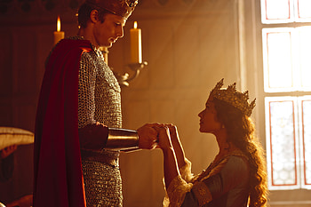King Arthur and Queen Guinevere, Merlin in der BBC, Romantic couple, Medieval setting HD wallpaper