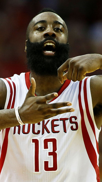 James Harden, Rocket logo, James Snowman HD phone wallpaper