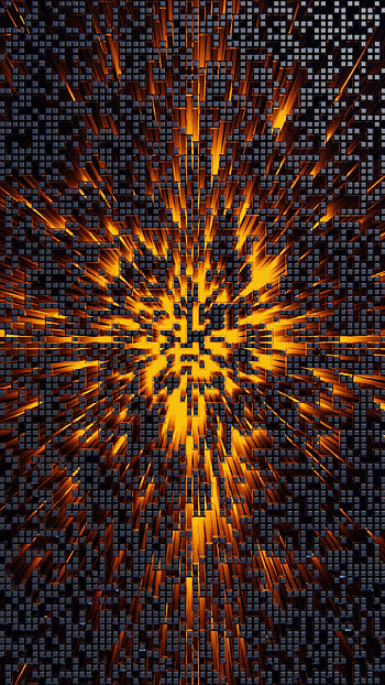 Abstract, Structure, 3D, Texture, Textures, Glow, Squares HD phone wallpaper