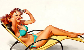 Pin-Up, pin up, art, fantasy, , girl, woman HD wallpaper