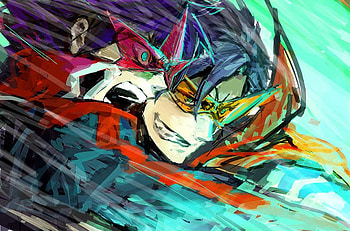 Tengen Toppa Gurren Lagann, Visually striking , Vibrant colors, Epic moments HD wallpaper