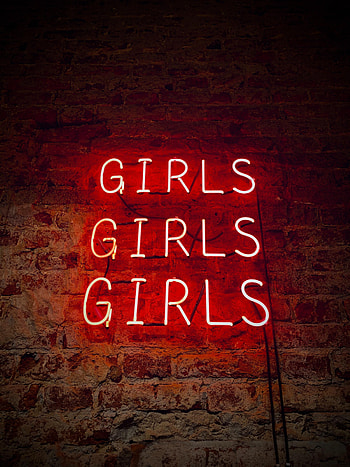 Words, Neon, Girl, Glow, Inscription HD phone wallpaper