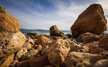 Nature, Stones, Sea, Rocks, Shore, Bank HD wallpaper