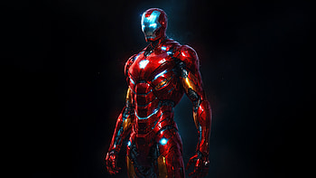 Iron Man Stands Tall, iron-man, superheroes, artwork, art, digital-art, ai HD wallpaper
