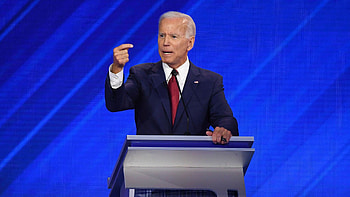 Democratic presidential primary debate 2019, Joe Biden HD wallpaper