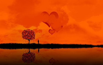 Rivers, Sea, Love, Vector, Human, Person HD wallpaper