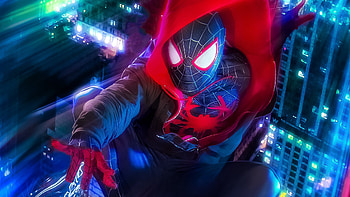 Miles Morales Cosplay, spiderman-into-the-spider-verse, cosplay, superheroes, artwork, artist, digital-art, behance HD wallpaper