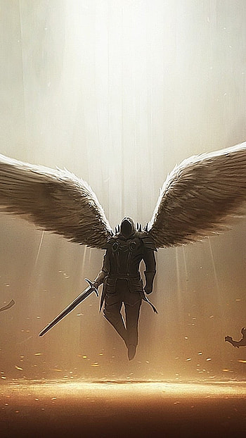 Devil, Flying, wings HD phone wallpaper