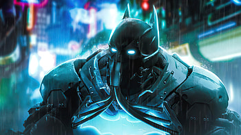 Batman Cyberpunk , batman, superheroes, artwork, artist HD wallpaper