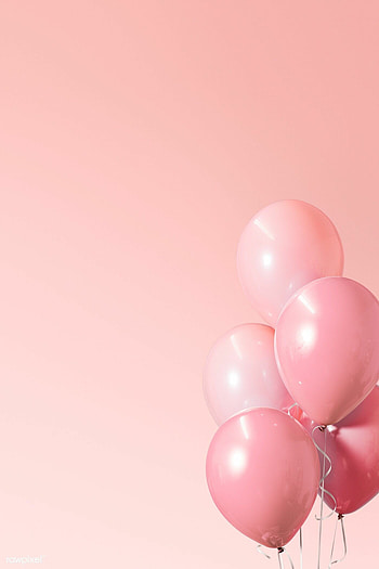 Festive pastel pink, Balloon banner, Premium , Pink balloons HD phone wallpaper