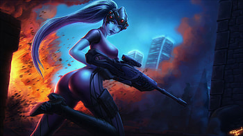 Widowmaker, overwatch, games, xbox-games, ps-games, pc-games, deviantart HD wallpaper