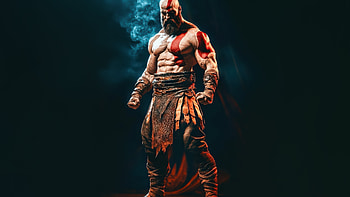 The Fury Of Kratos, kratos, god-of-war, artwork, ai, digital-art, games, video-games HD wallpaper