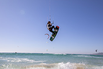 Spin v4, Kiteboarding HD wallpaper
