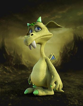 3D, Sweetheart, Nice, Dragon, Sad, Monster HD phone wallpaper