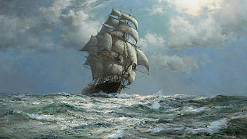Old Ship HD wallpaper