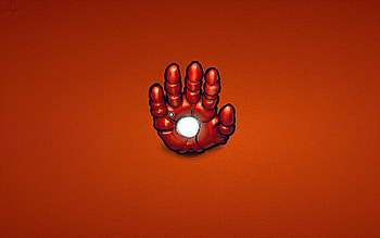 Iron Man Hand Minimal , iron-man, superheroes, minimalism, minimalist HD wallpaper