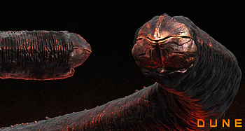 Dune Worm, Shai Hulud design, Sandworm art, Final arrangement HD wallpaper