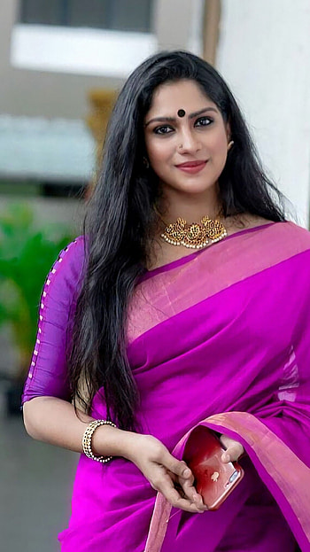 Swasika, saree beauty HD phone wallpaper