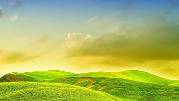 Beautiful vistas, Nature's paradise, Serene green hills, Captivating panoramas HD wallpaper
