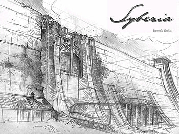 Syberia, game, wall, train HD wallpaper