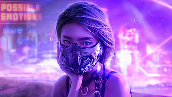 Cyber Eyes , cyberpunk, neon, artist, artwork, digital-art HD wallpaper