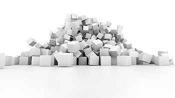 3D, Form, Cubes, Lots Of, Multitude HD wallpaper