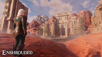 Enshrouded Game Hero in Mystical Ruins -, video game, Enshrouded HD wallpaper