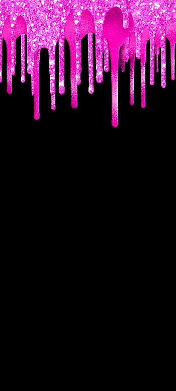 Pink Glitter Drips HD phone wallpaper