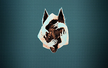 Hipster Wolf (39 ) HD wallpaper