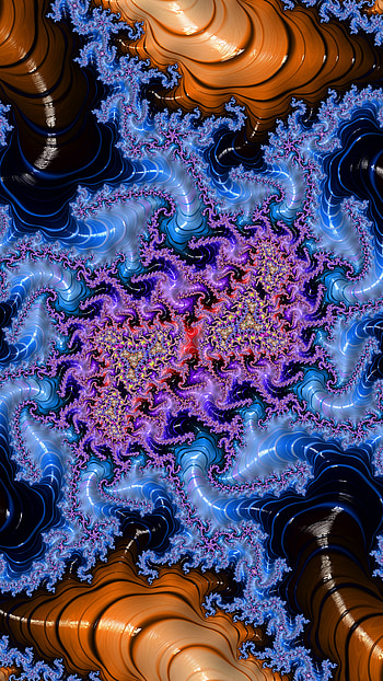 Fractal Art Trippy Psychedelic Background for Smart, Abstract, fractal HD phone wallpaper