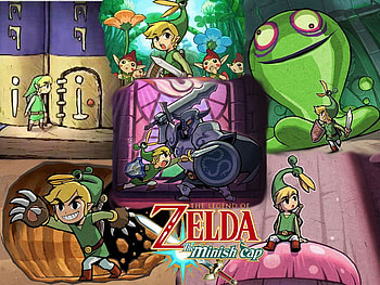 Our hero Toon Link and Elzo.the minish cap, toon link, elzo, the minish cap, legend of zelda HD wallpaper