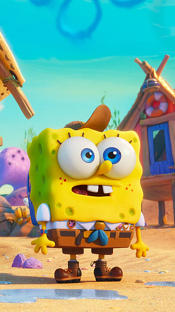 Kid, SpongeBob, The SpongeBob Movie Sponge on the Run, , , Background, and , SpongeBob HD phone wallpaper