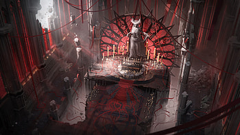 Red cathedral, video game, Diablo IV HD wallpaper