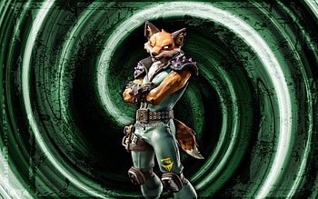 Fennix, turquoise grunge background, Fortnite, vortex, Fortnite characters, Fennix Skin, Fortnite Battle Royale, Fennix Fortnite HD wallpaper