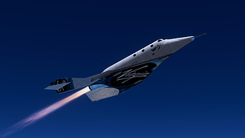 Virgin Galactic, Spaceplane creativity, KerbalX spacecraft, Astronautical art HD wallpaper