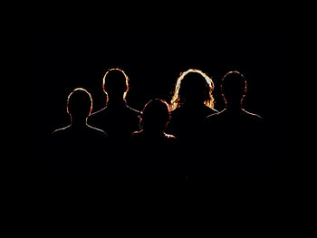 silhouettes_in_the_dark, silhouettes, black, abstract, dark HD wallpaper