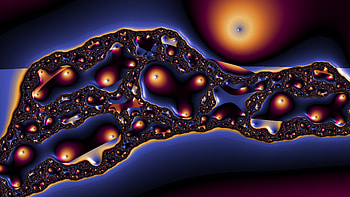 Trippy Psychedelic Fractal, trippy, psychedelic, aesthetic, Abstract, fractal HD wallpaper
