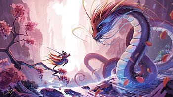 Captivating dragons, Striking creatures, Mesmerizing visuals, Unforgettable presence HD wallpaper