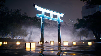 Torii Gate, Ghostwire: Tokyo HD wallpaper