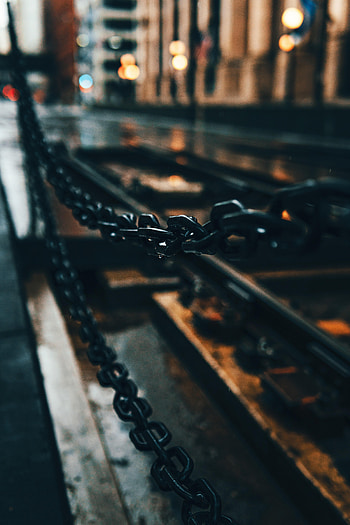 Chains, Dark, Metal, Metallic, Street HD phone wallpaper