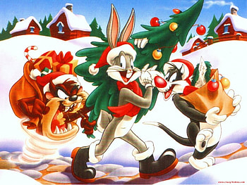 Bugs Bunny's Looney Christmas Tales, bunny, looney, bugs, christmas, tales HD wallpaper