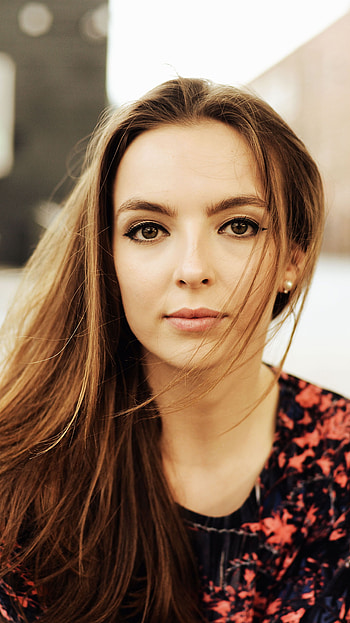 Jodie Comer, hollywood actress, model HD phone wallpaper