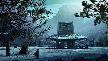 Blue Eye Samurai in Snow, Anime, Blue Eye Samurai, snow HD wallpaper