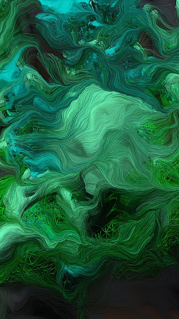 Green Aesthetic, Painting HD phone wallpaper