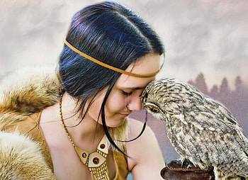 Tears at saying goodbye, sad, tears, girl, owl, friends HD wallpaper