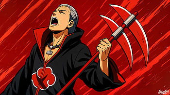 Hidan, Anime, Naruto, Akatsuki (Naruto), Hidan (Naruto) HD wallpaper