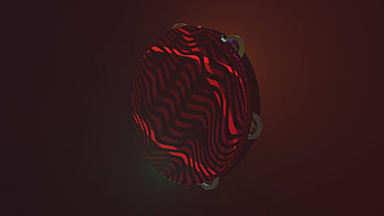 Artistic tambourine, PewDiePie's inspiration, Aesthetic beauty, Musical rhythm HD wallpaper