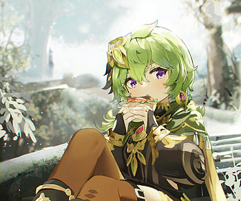 Collei - Genshin Impact, Collei (Genshin Impact), video game, Genshin Impact HD wallpaper